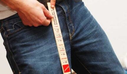 Misurazione della dimensione del pene